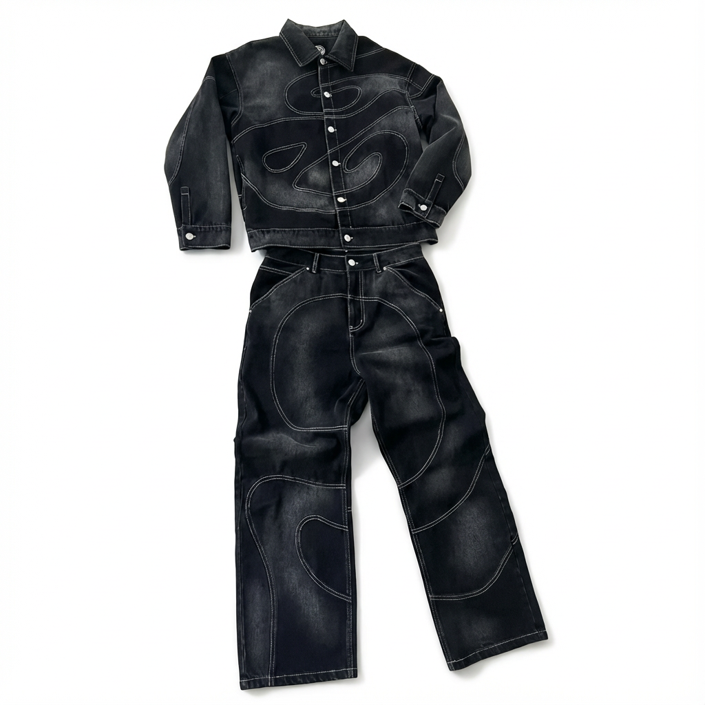 Denim Set "Black"